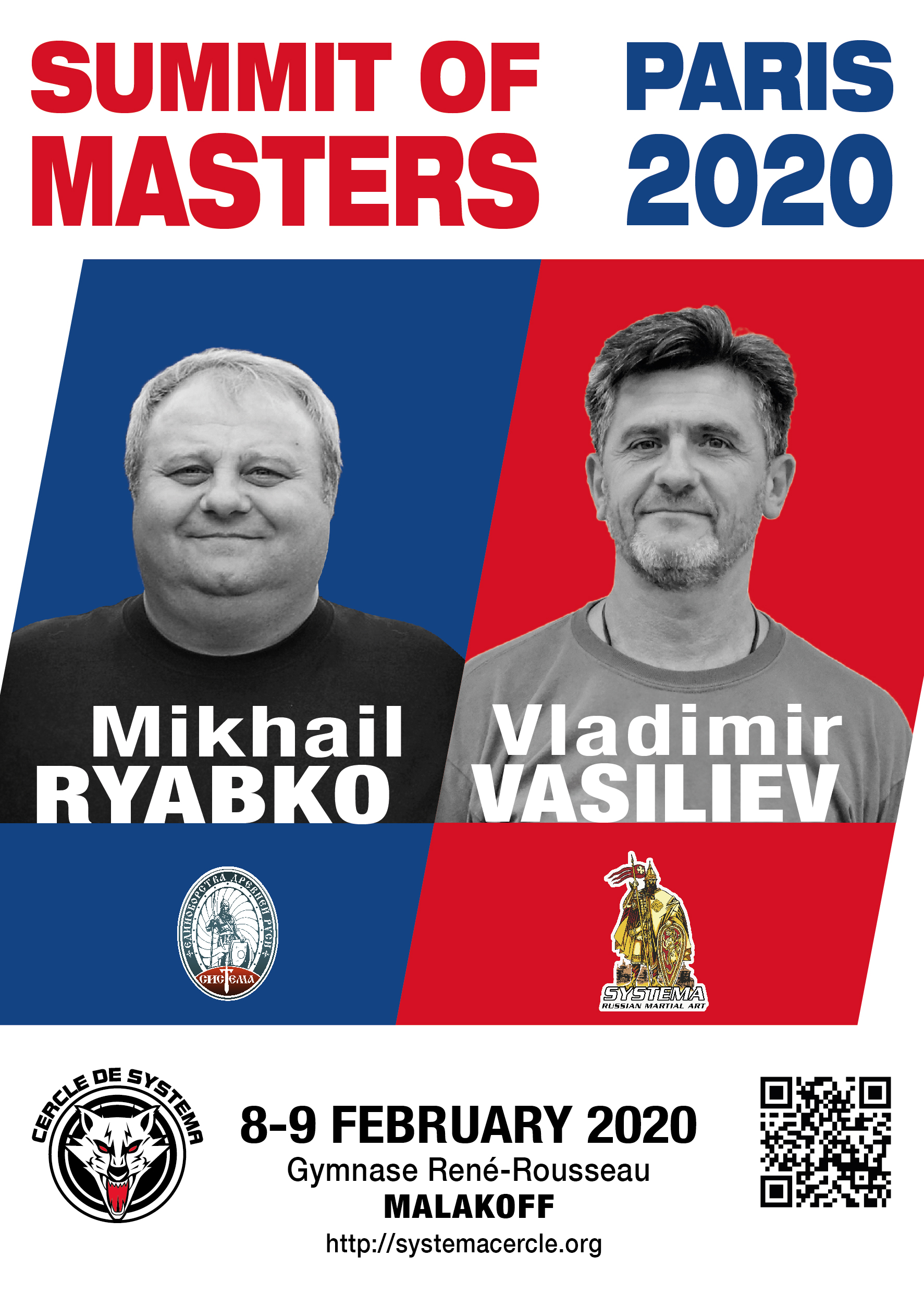 Mikhail Ryabko & Vladimir Vasilev Systema Paris 2020 Summit of masters